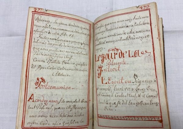 (Libro Manuscrito) Heures royales dediès a Madame La Dauphine – 1785