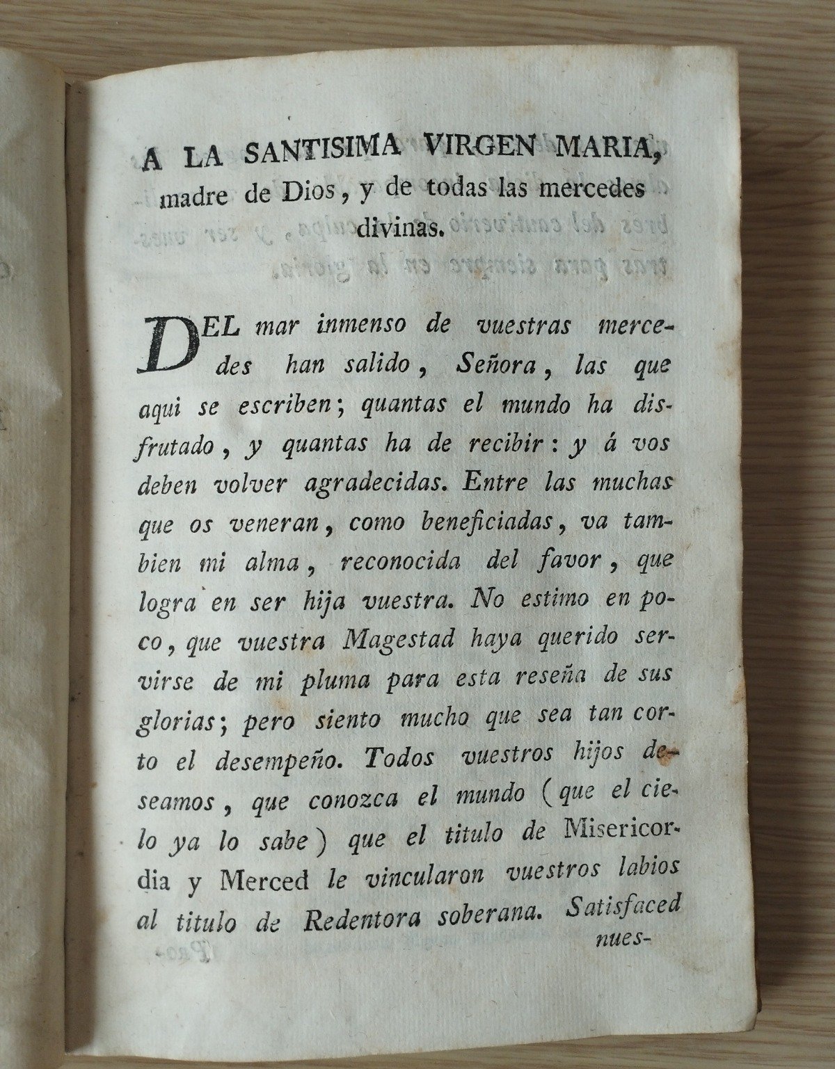 La merced de María Coronada ó María Santísima Coronada