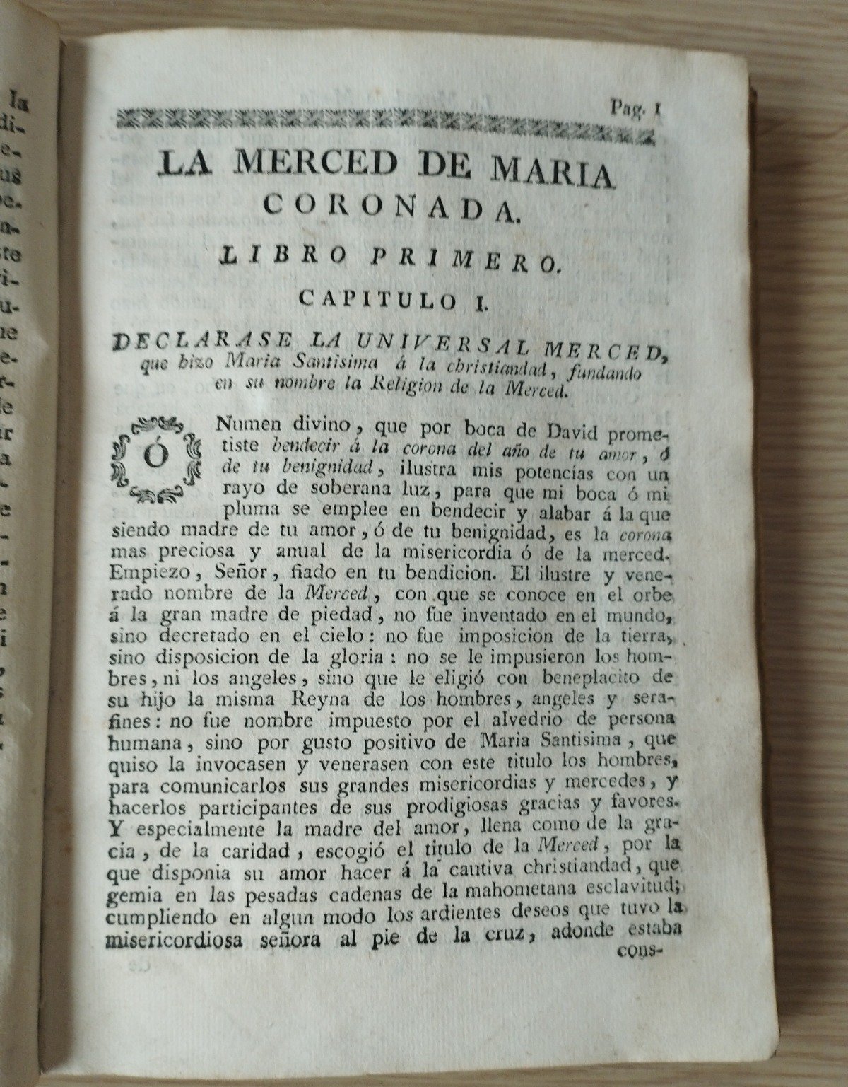 La merced de María Coronada ó María Santísima Coronada