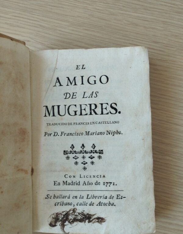El amigo de las mugeres – 1771