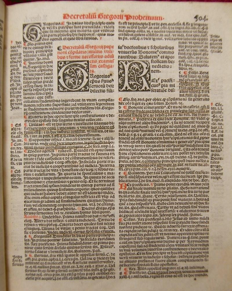 Decretales epistole supremi ortodoxe eclesie principis Gregorii Noni multis mendis – 1533