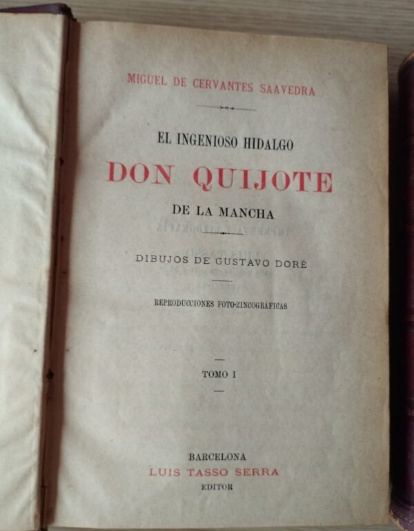 Don Quijote de la Mancha – Cervantes – 1892
