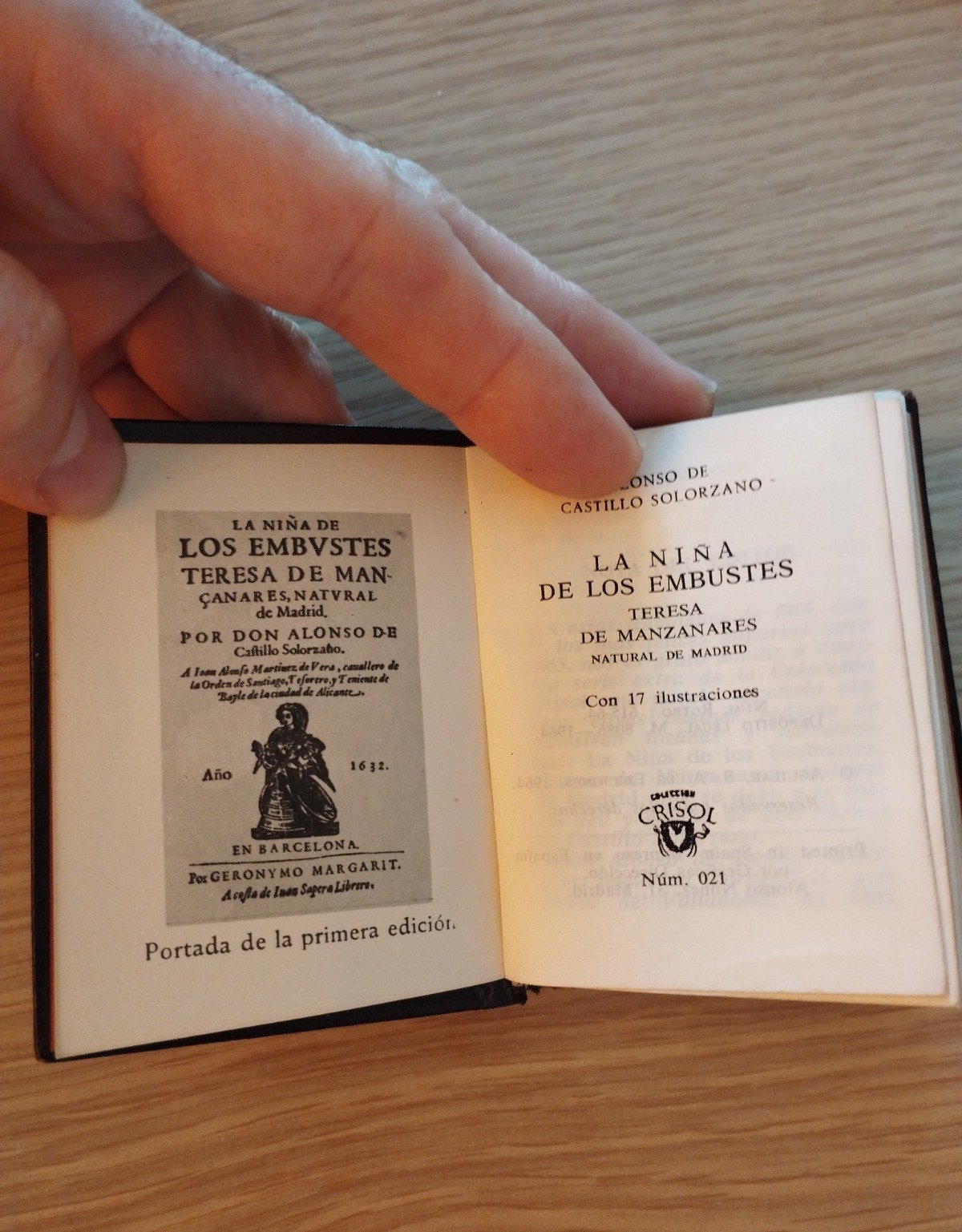 Crisolin – Aguilar – La niña de los embustes – Alonso de Castillo Solorzano – 1964