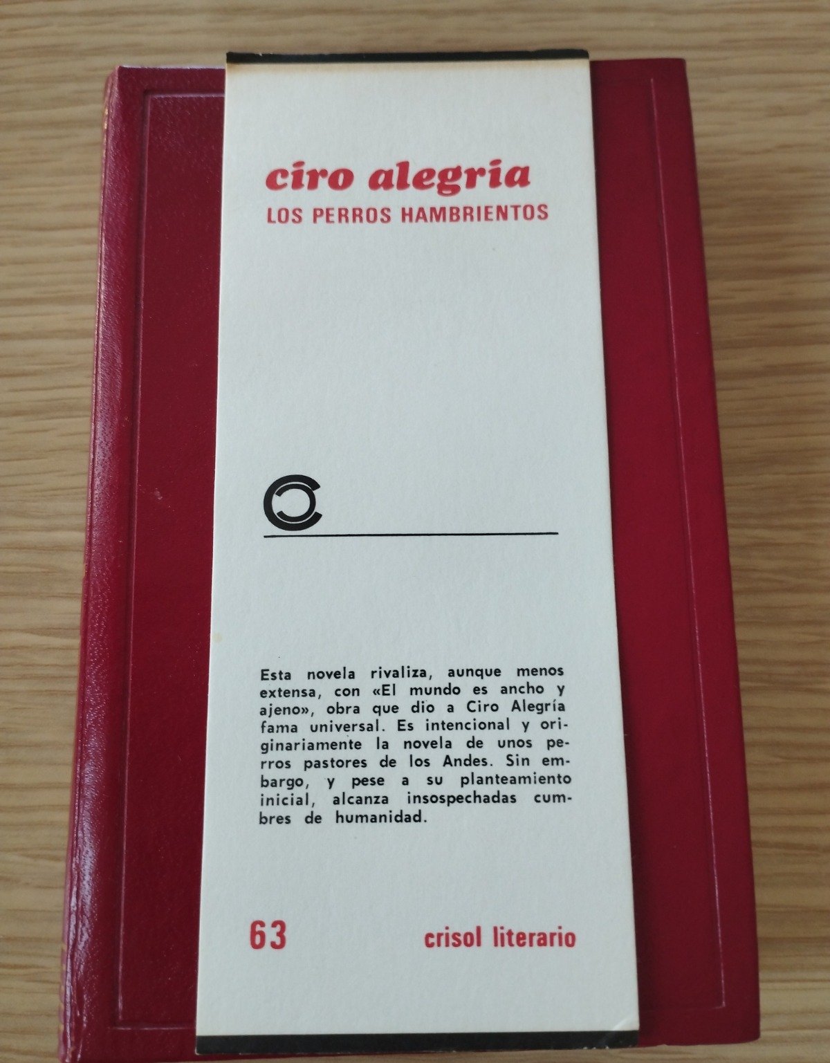 Crisol – Aguilar – Los perros hambrientos – Ciro Alegria – 1969