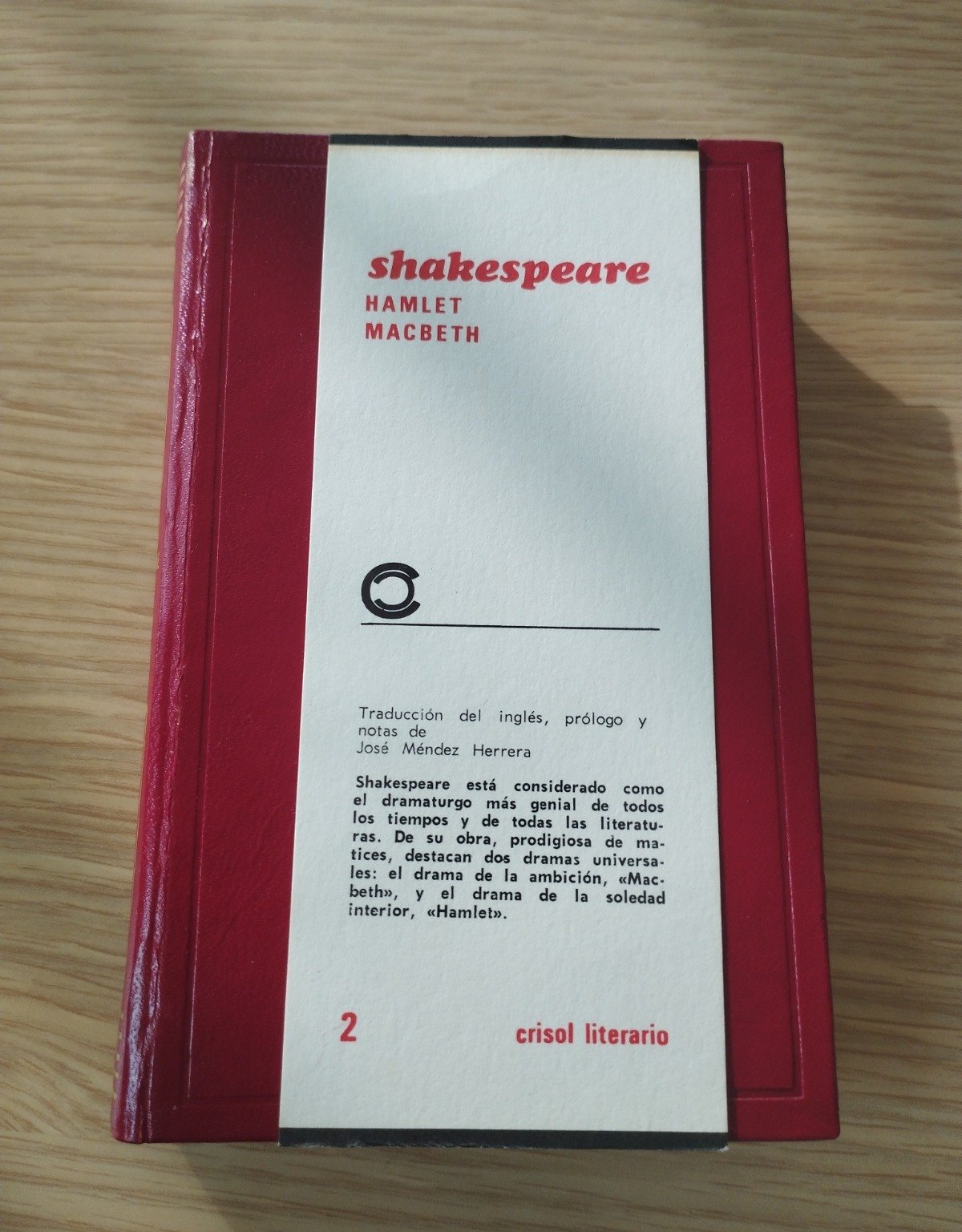 Crisol – Aguilar – Hamlet – Macbeth – William Shakespeare – 1969