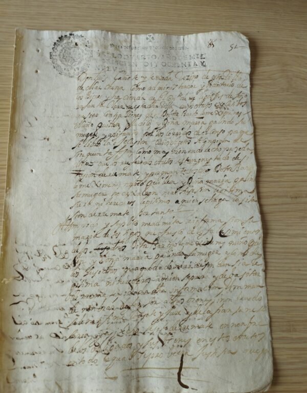 Timbrología – 2 Sellos Qvarto – 1689 – 2 Maravedís – Oficio
