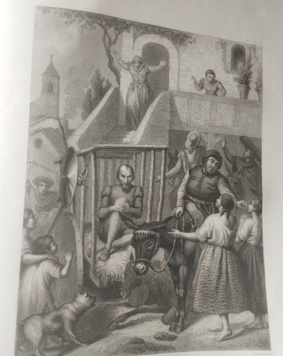 Don Quijote de la Mancha – Tomas Gorchs – 1863 – 2 Tomos – Folio Elefante – Carta Tomas Gorchs