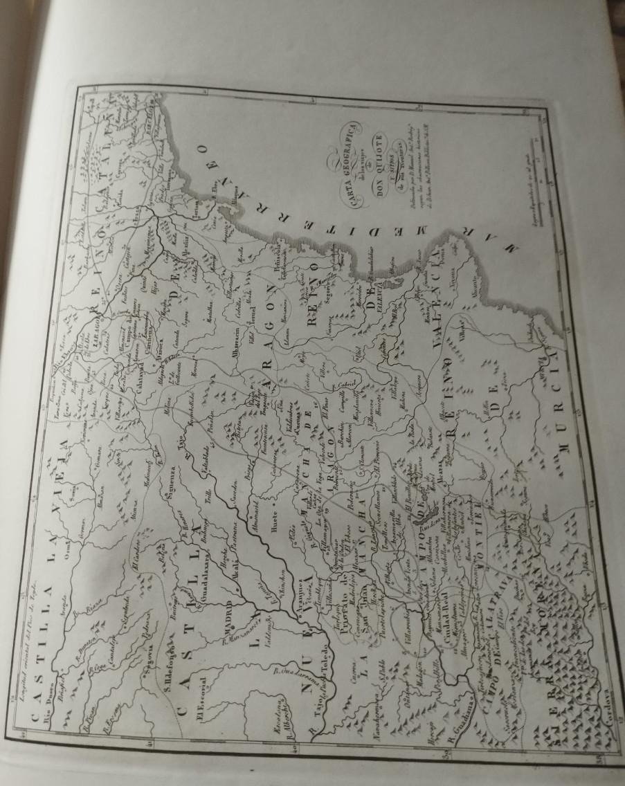 Don Quijote de la Mancha – Tomas Gorchs – 1863 – 2 Tomos – Folio Elefante – Carta Tomas Gorchs