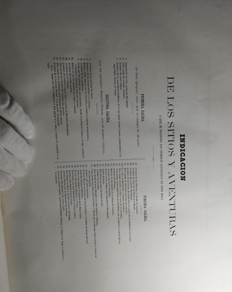 Don Quijote de la Mancha – Tomas Gorchs – 1863 – 2 Tomos – Folio Elefante – Carta Tomas Gorchs