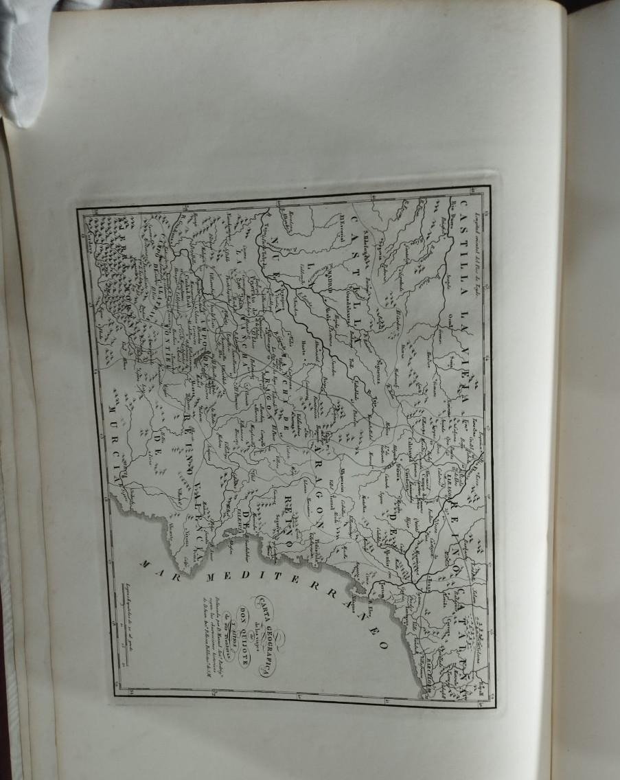 Don Quijote de la Mancha – Tomas Gorchs – 1863 – 2 Tomos – Folio Elefante – Carta Tomas Gorchs